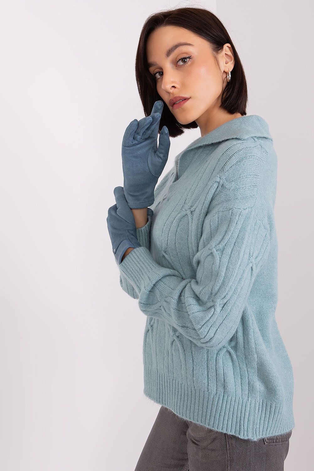  Pirštinės model 188293 Wool Fashion Italia 