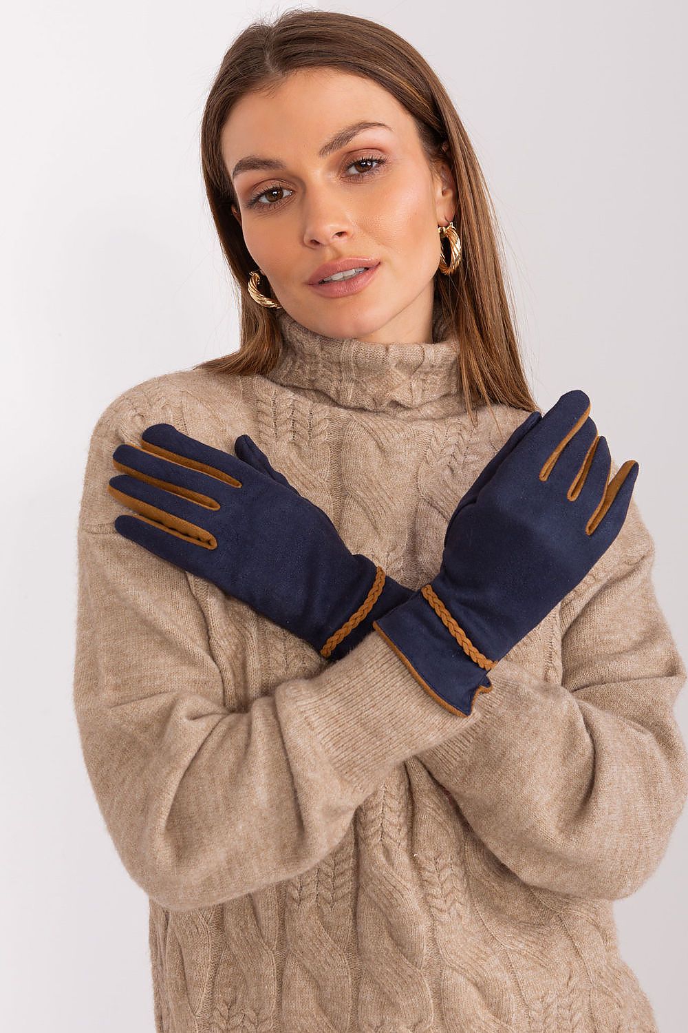  Pirštinės model 189533 Wool Fashion Italia 