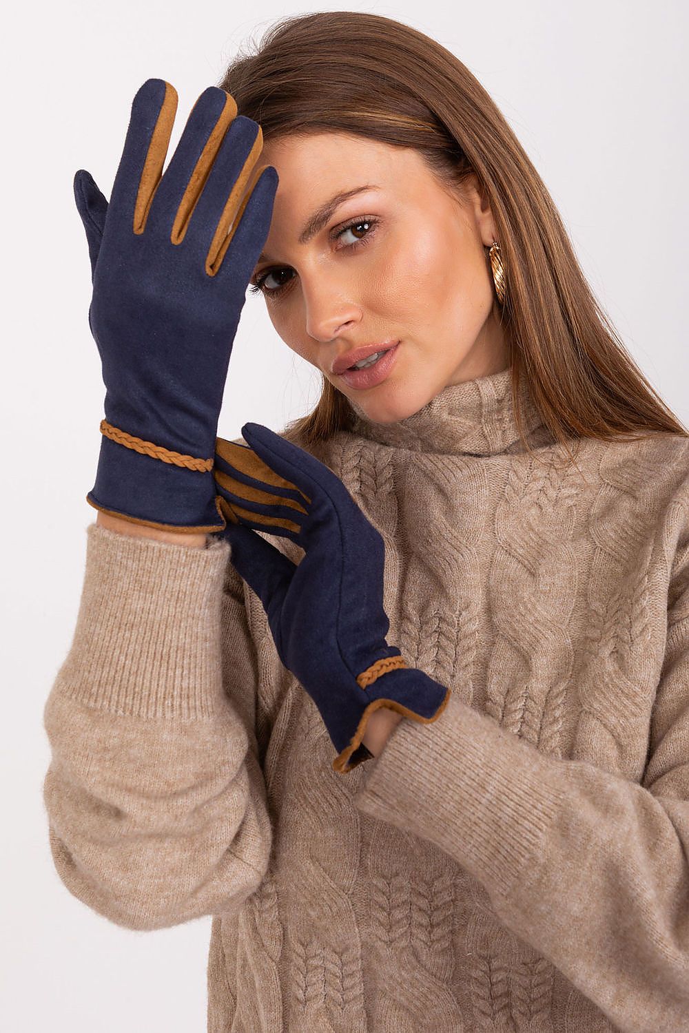  Pirštinės model 189533 Wool Fashion Italia 