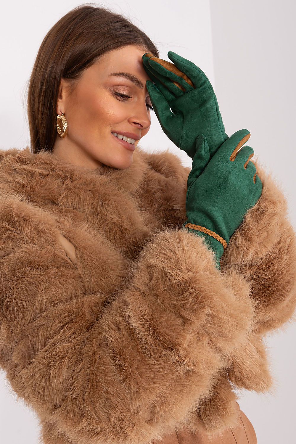  Pirštinės model 189537 Wool Fashion Italia 