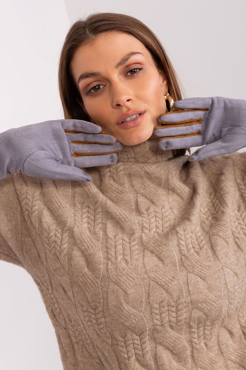  Pirštinės model 189543 Wool Fashion Italia 
