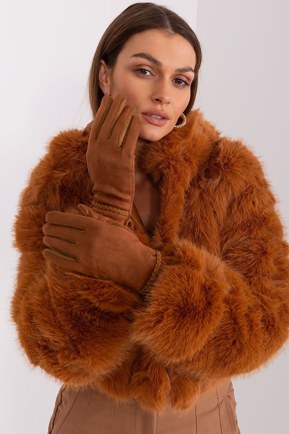  Pirštinės model 189546 Wool Fashion Italia 