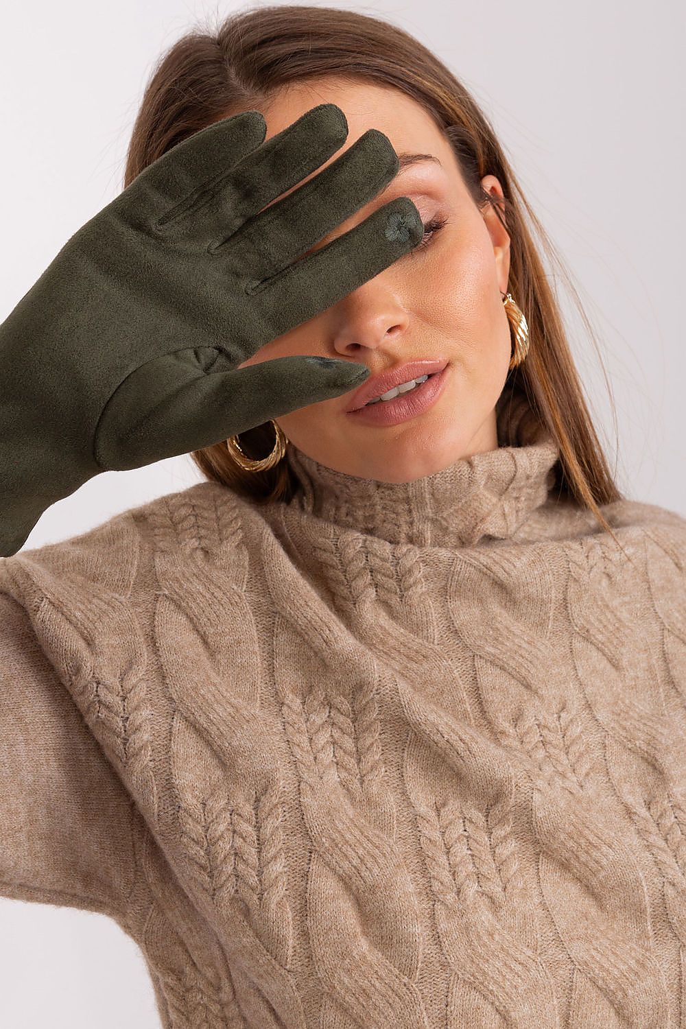  Pirštinės model 189551 Wool Fashion Italia 