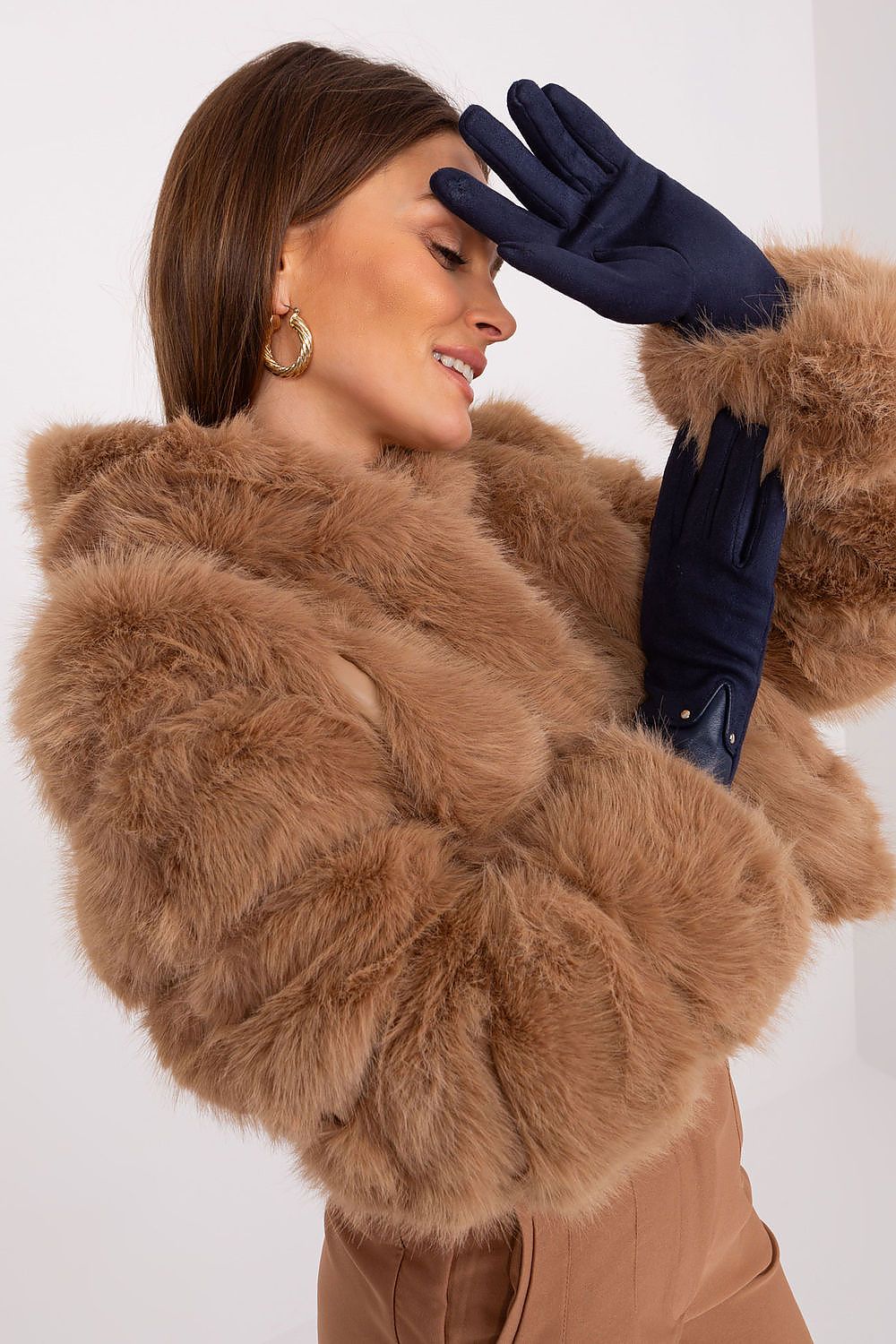  Pirštinės model 189552 Wool Fashion Italia 