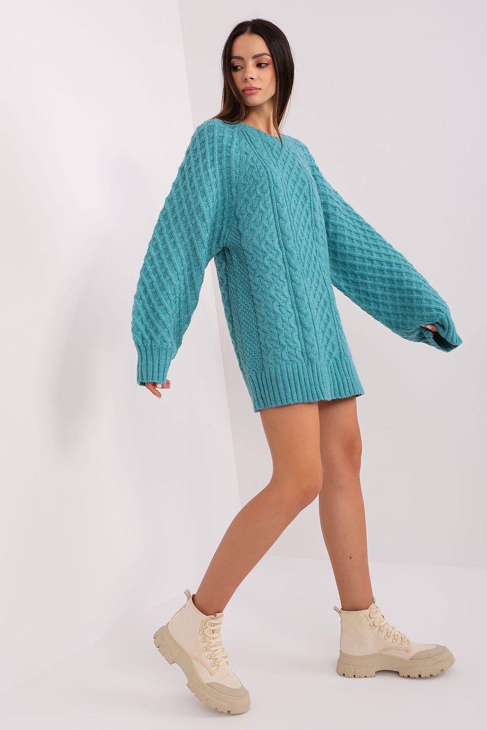  Ilgas megztinis model 185731 Wool Fashion Italia 