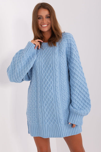  Ilgas megztinis model 185733 Wool Fashion Italia 