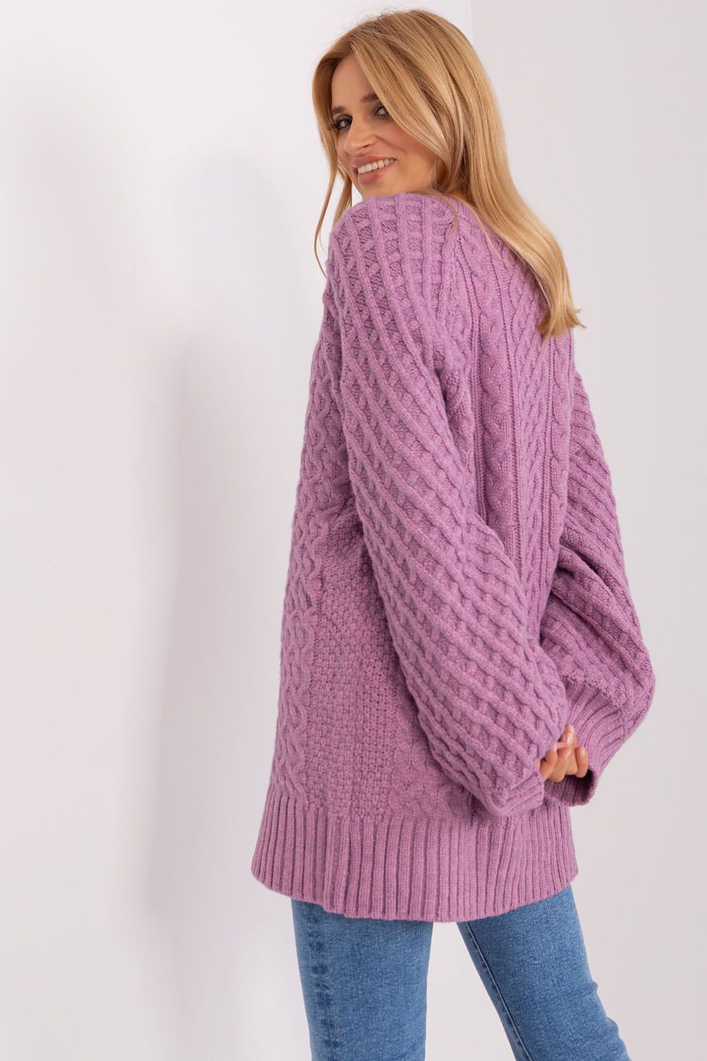  Ilgas megztinis model 185735 Wool Fashion Italia 