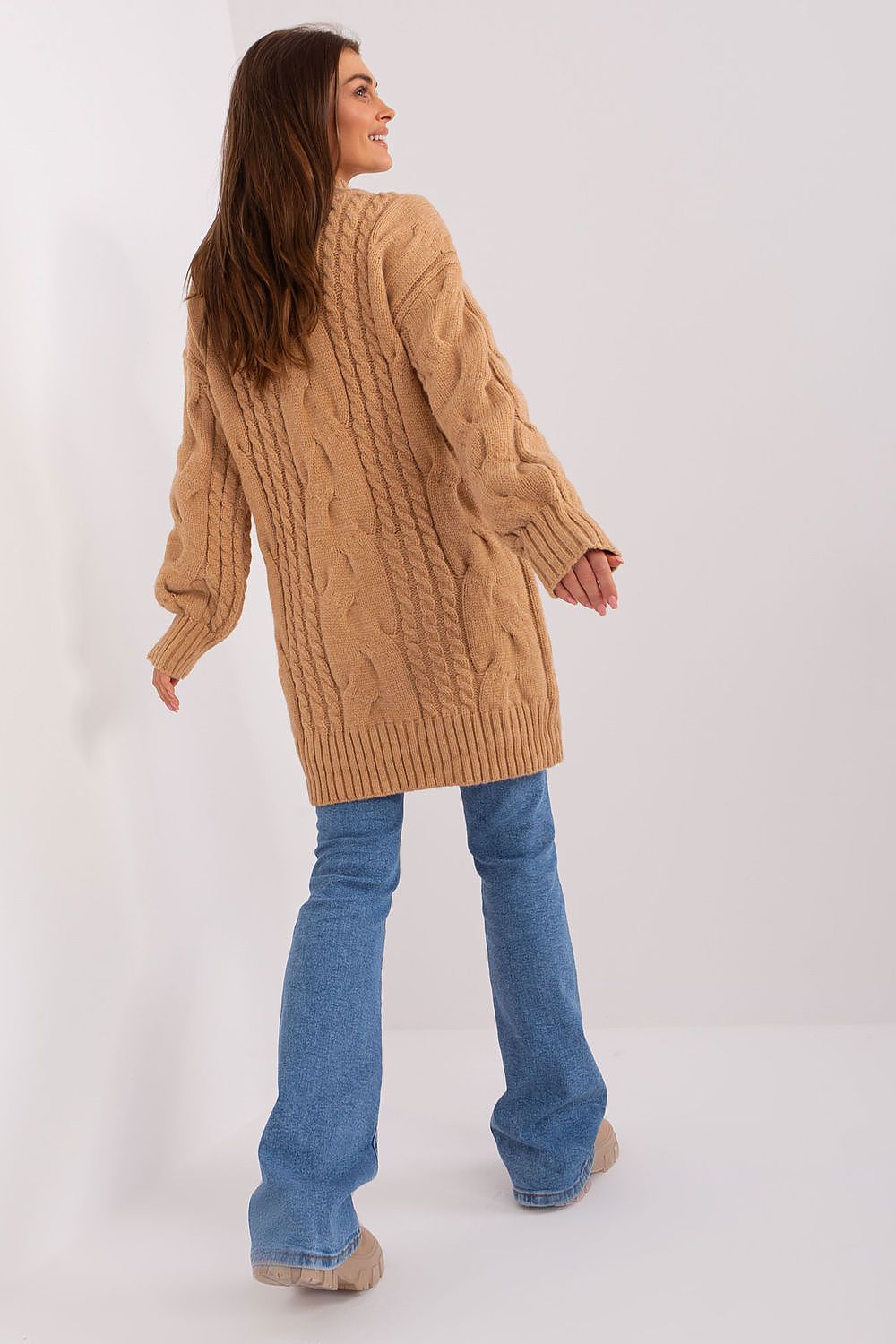  Ilgas megztinis model 185740 Wool Fashion Italia 