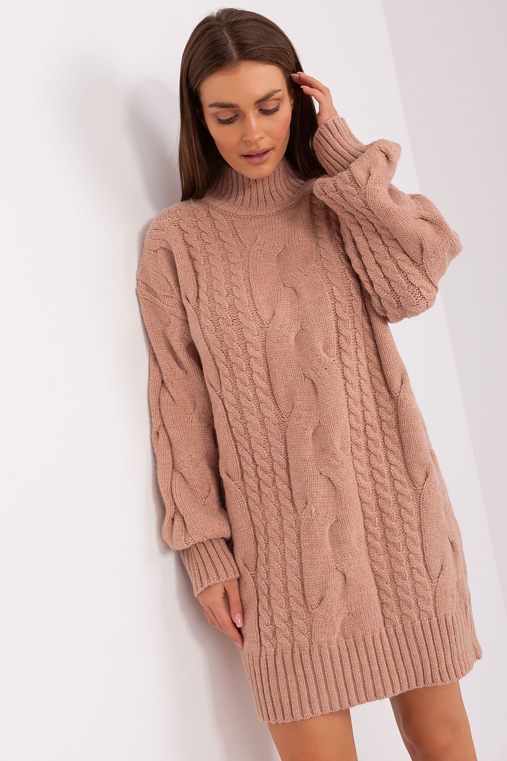  Ilgas megztinis model 185741 Wool Fashion Italia 