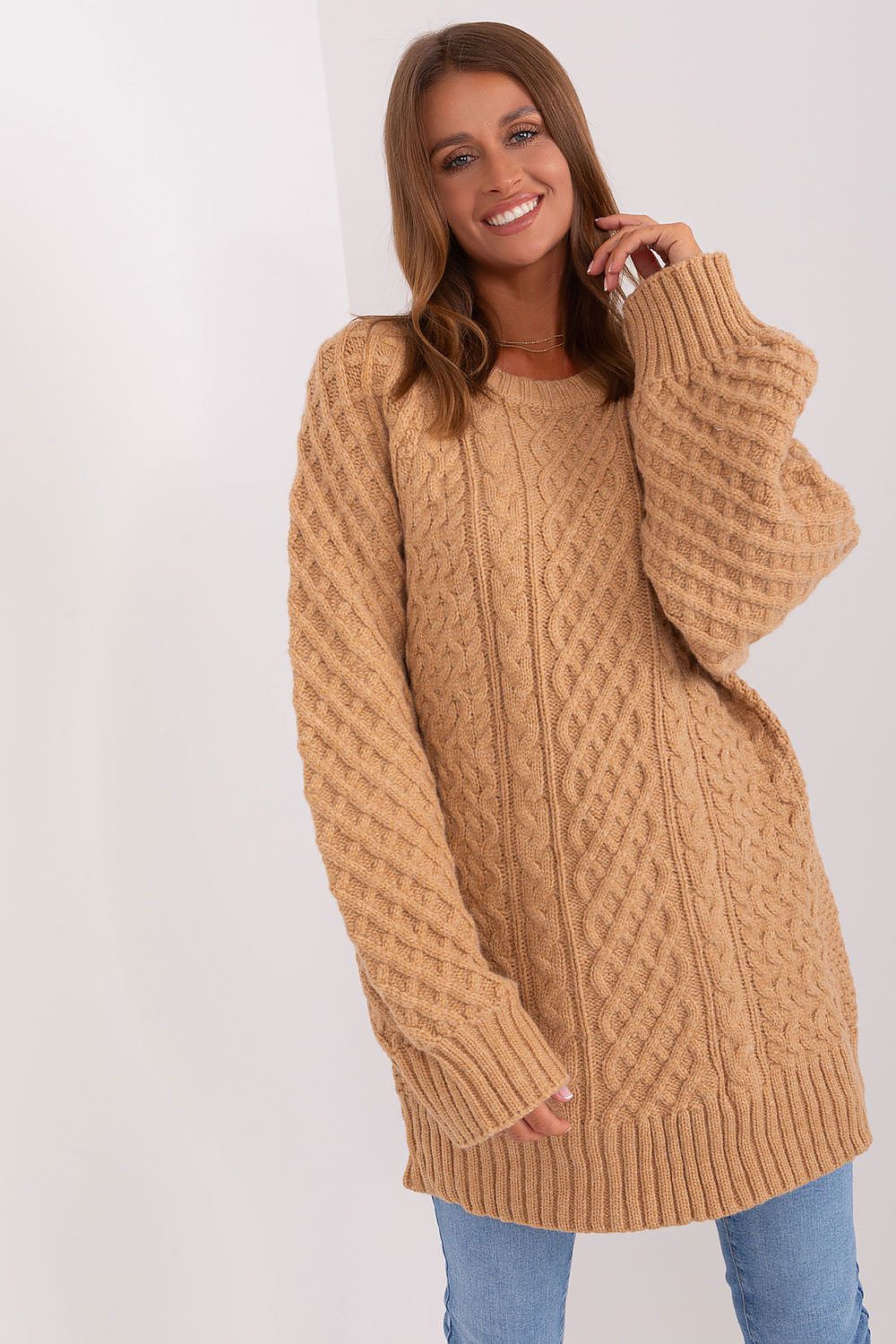  Ilgas megztinis model 185744 Wool Fashion Italia 