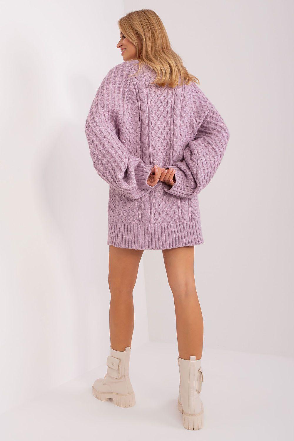  Ilgas megztinis model 185746 Wool Fashion Italia 