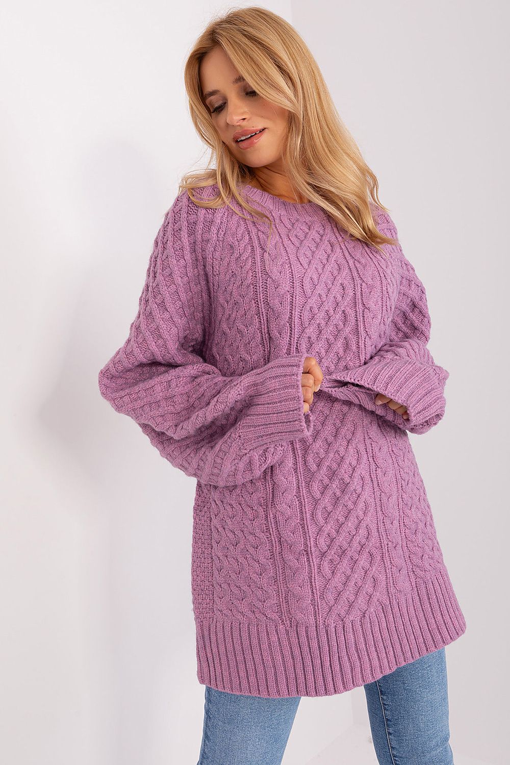  Ilgas megztinis model 185735 Wool Fashion Italia 